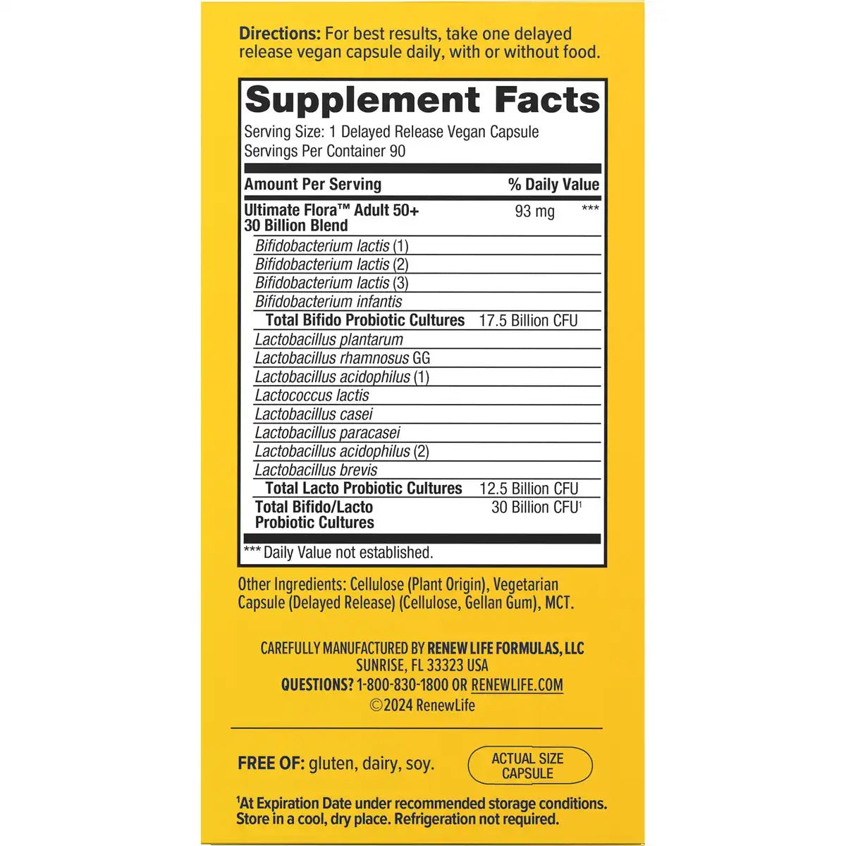 Adult 50+ Ultimate Flora Probiotic