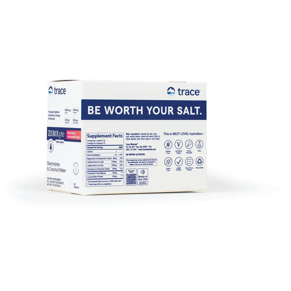 Zerolyte Electrolytes & Coconut Water - Salty Watermelon