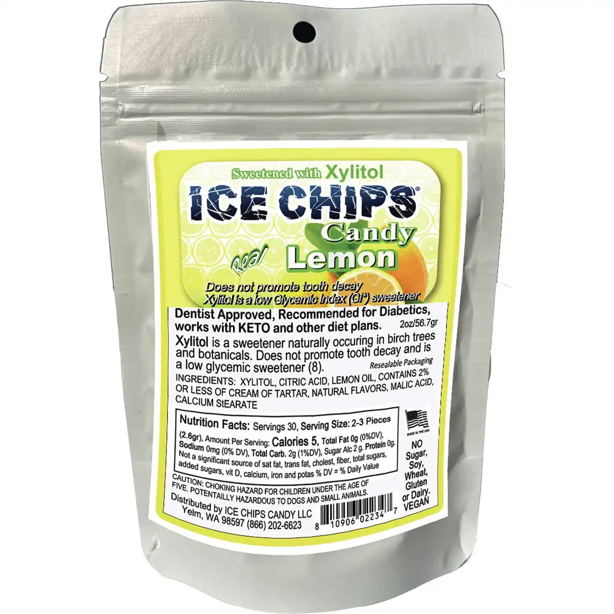 Ice Chips Candy - Real Lemon