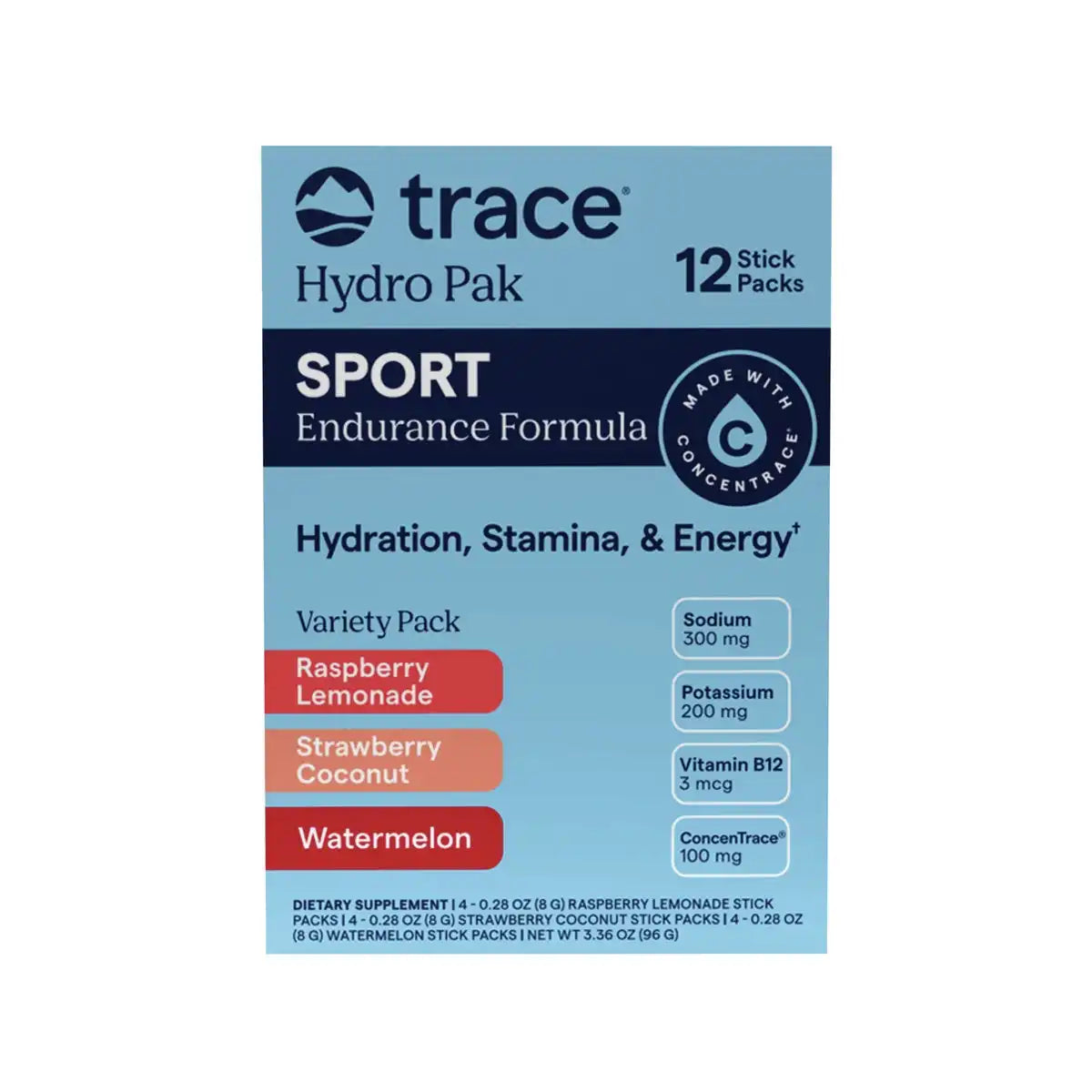 Hydro Pak Sport Endurance Formula Stick Packs - Variety Pack