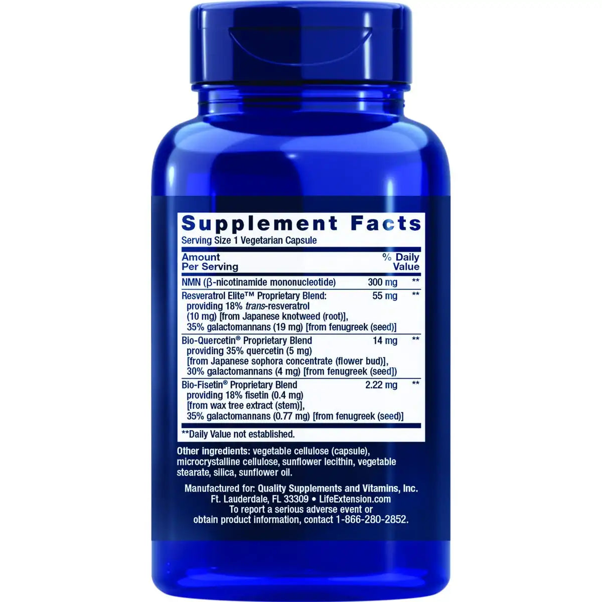 NMN Nicotinamide Mononucleotide with Resveratrol Elite