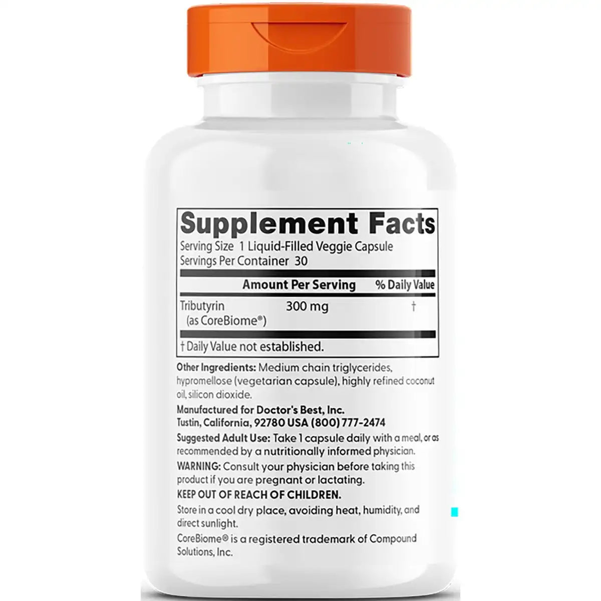 High Absorption Postbiotic Butyrate