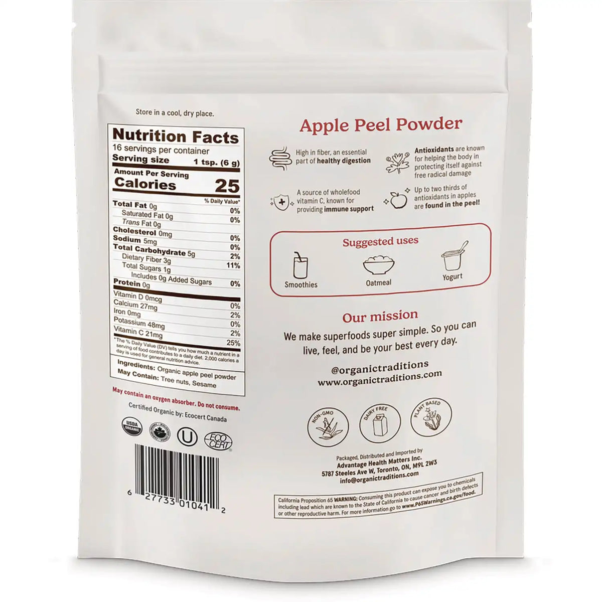 Apple Peel Powder