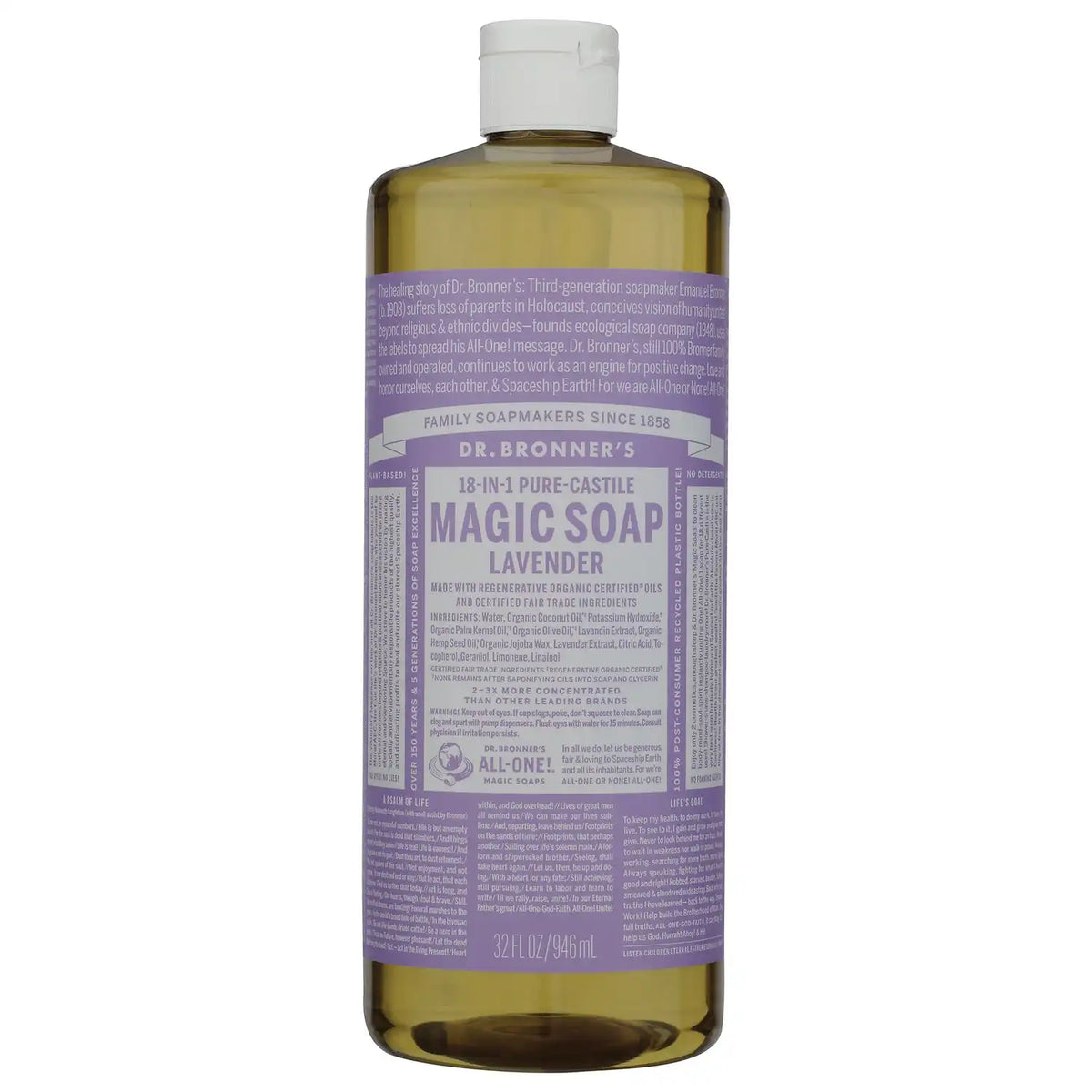 18-in-1 Pure-Castile Magic Soap - Lavender