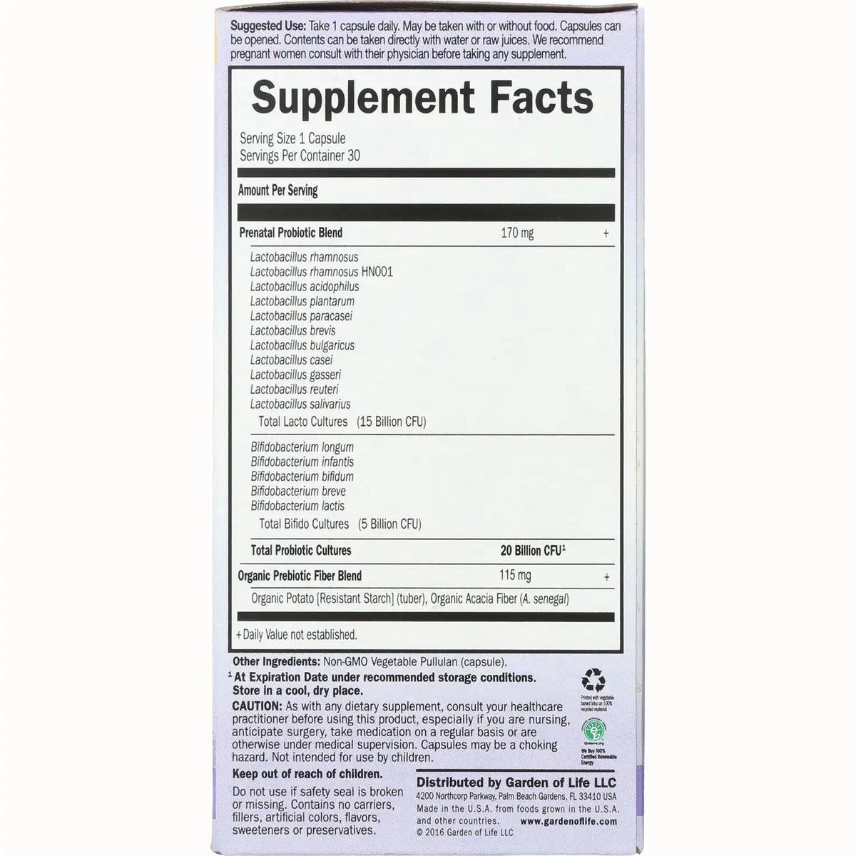 Dr. Formulated Probiotics Once Daily Prenatal