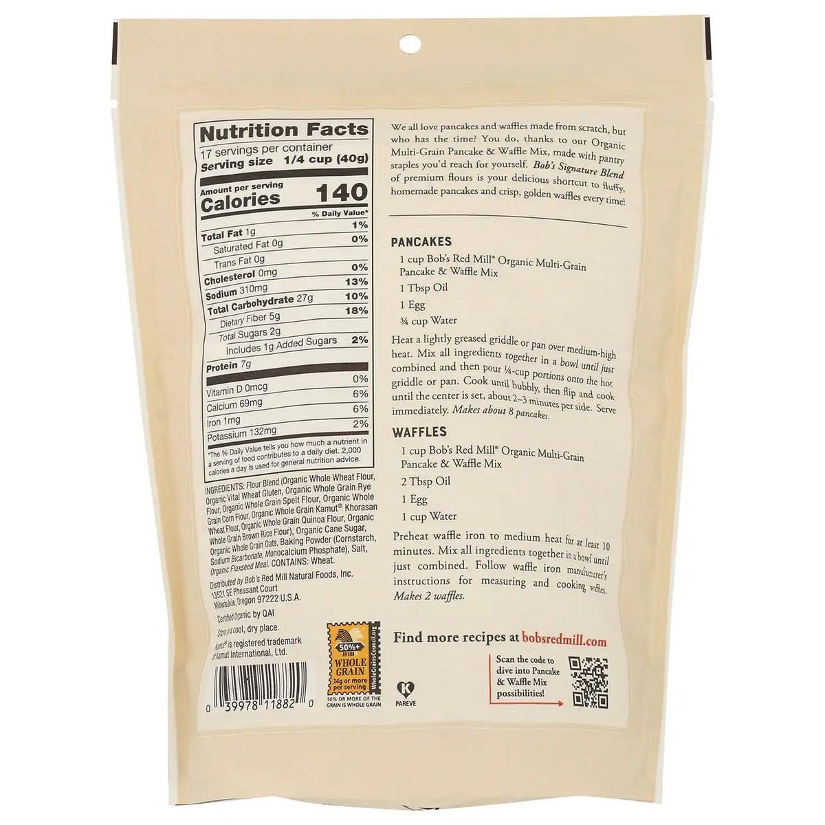 Multi-Grain Pancake & Waffle Mix Mix