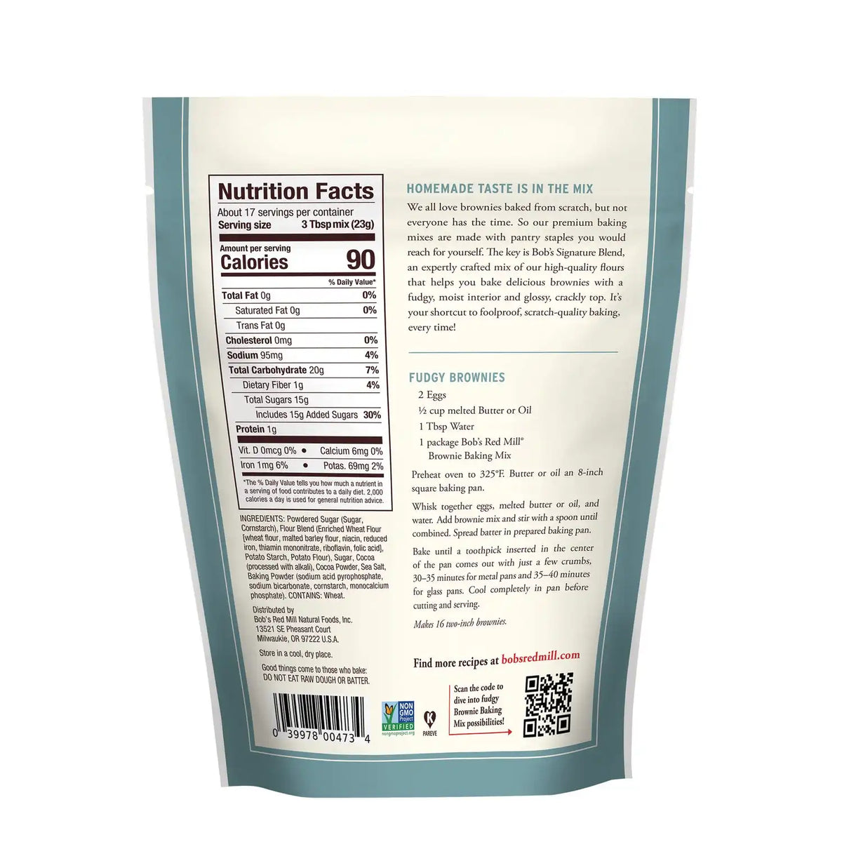 Fudgy Brownie Baking Mix