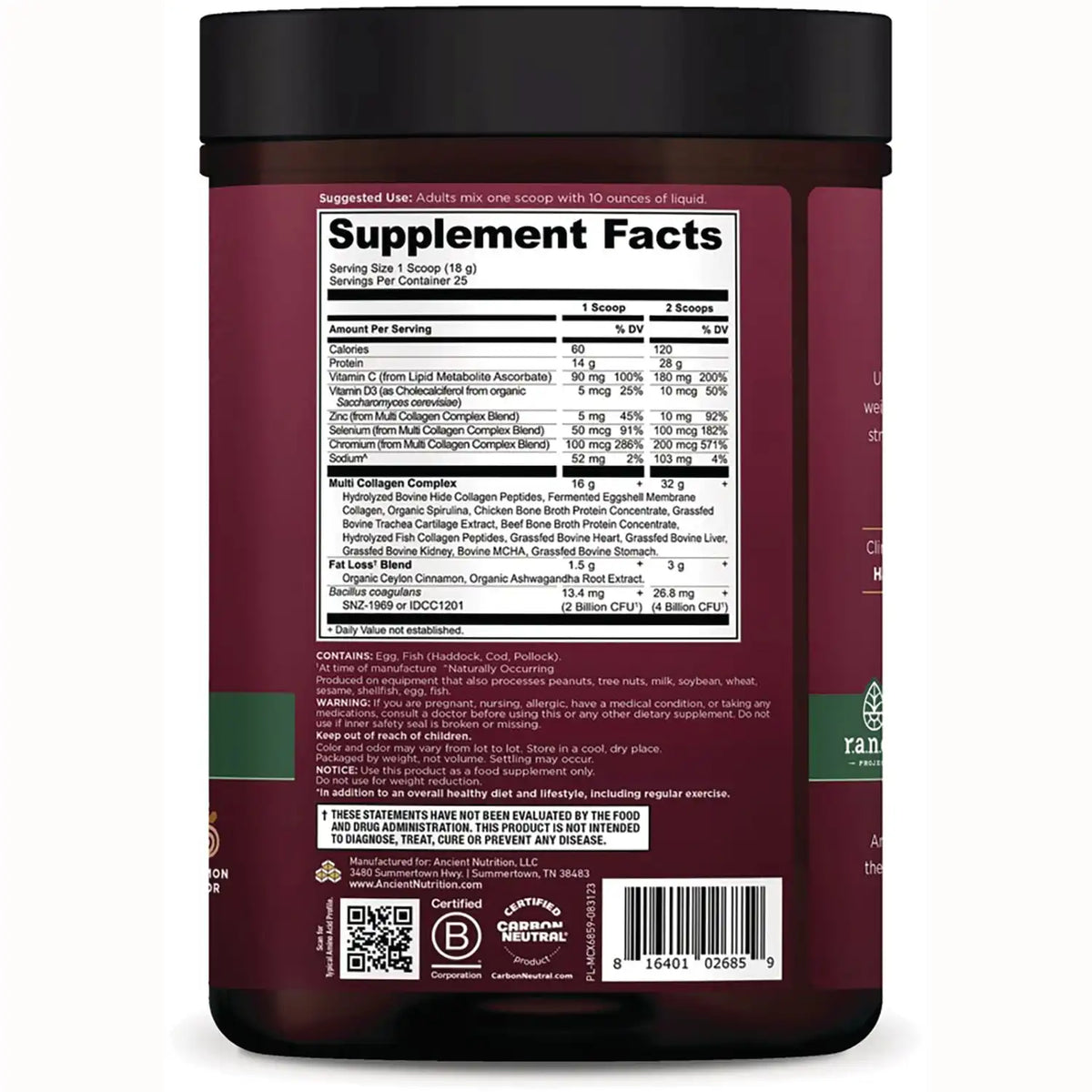 Multi Collagen Advanced Lean - Cinnamon