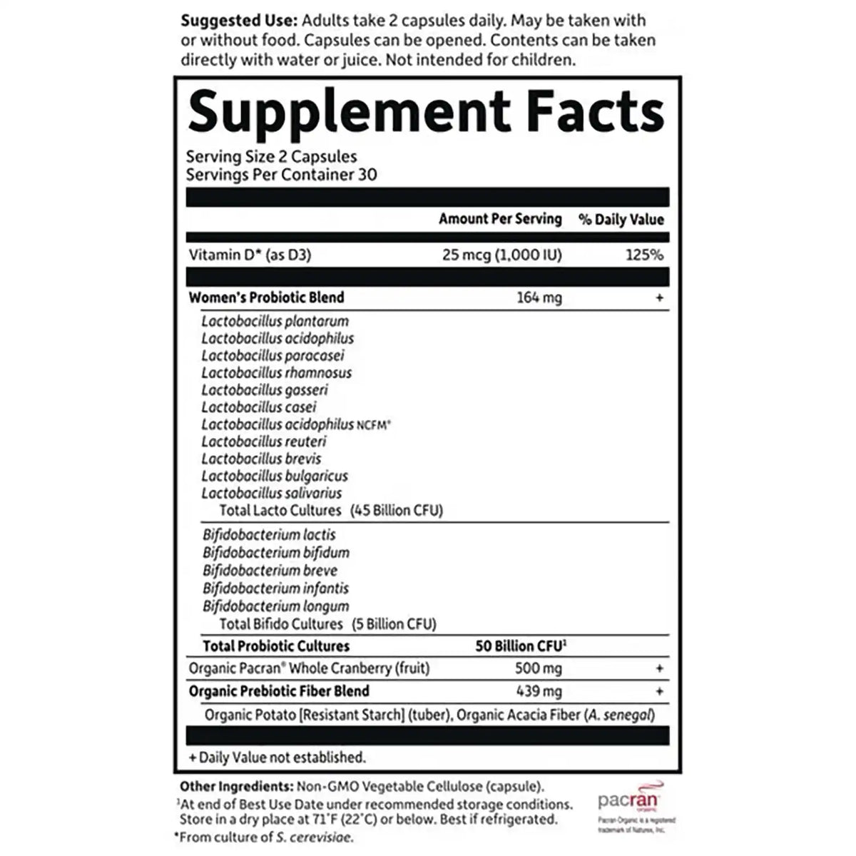 Dr. Formulated Probiotics Urinary Tract+