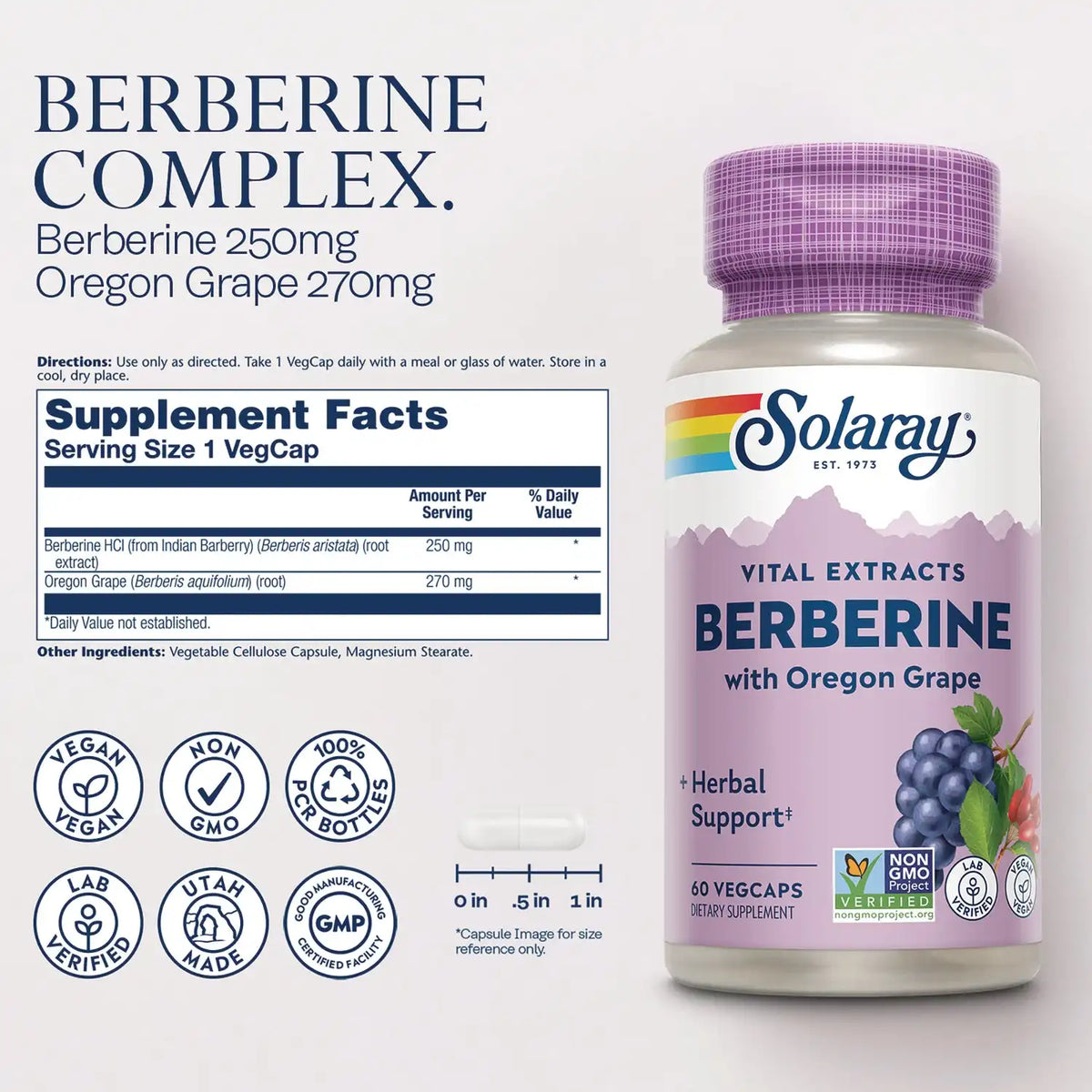 Berberine with Oregon Grape