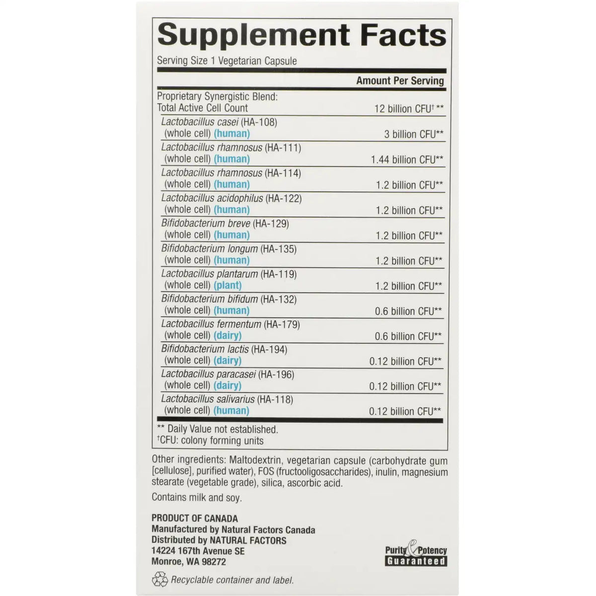Ultimate Probiotic 12/12 Formula