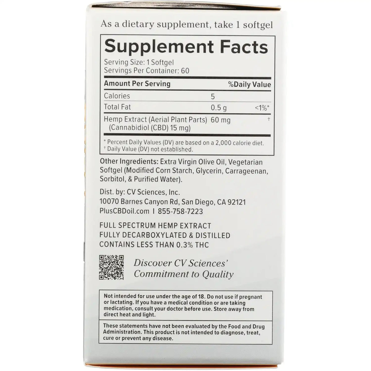 Daily Balance CBD Softgels