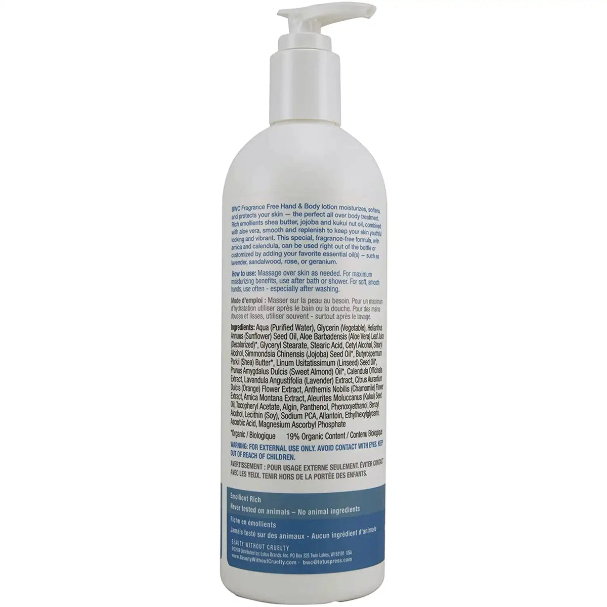 Hand & Body Treatment Lotion - Fragrance Free