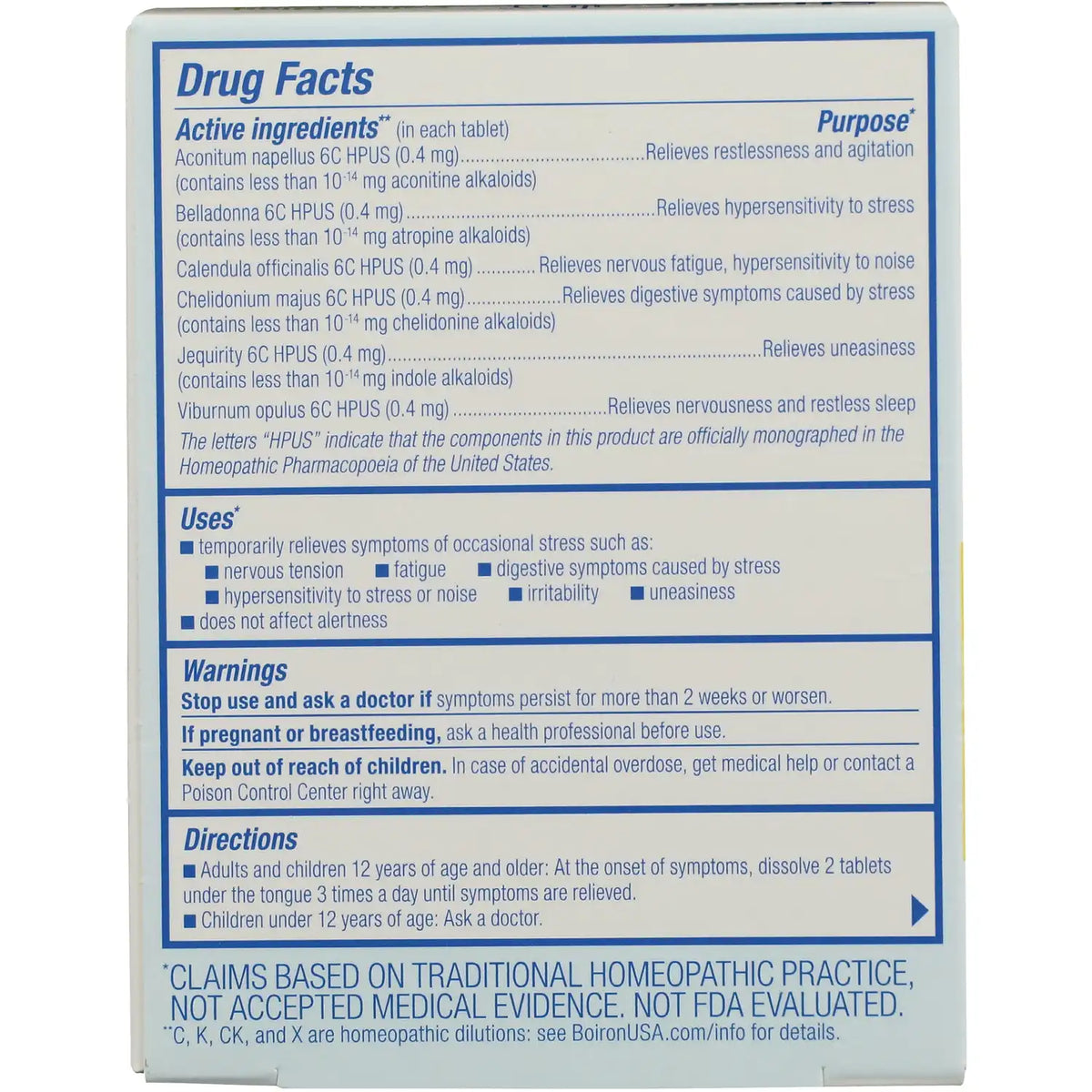 StressCalm Meltaway Tablets - Unflavored