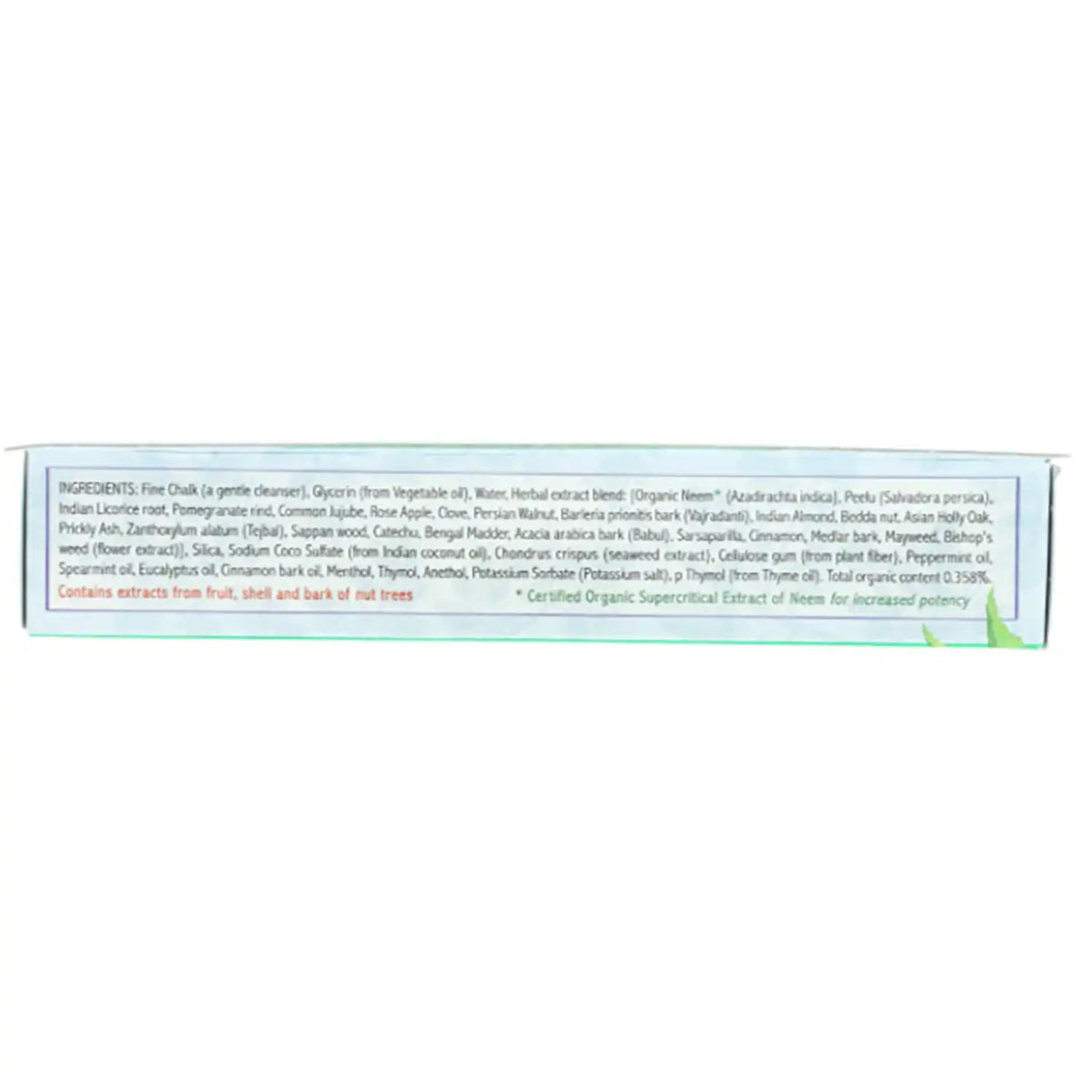 Ayurvedic Herbal Toothpaste Fresh Mint