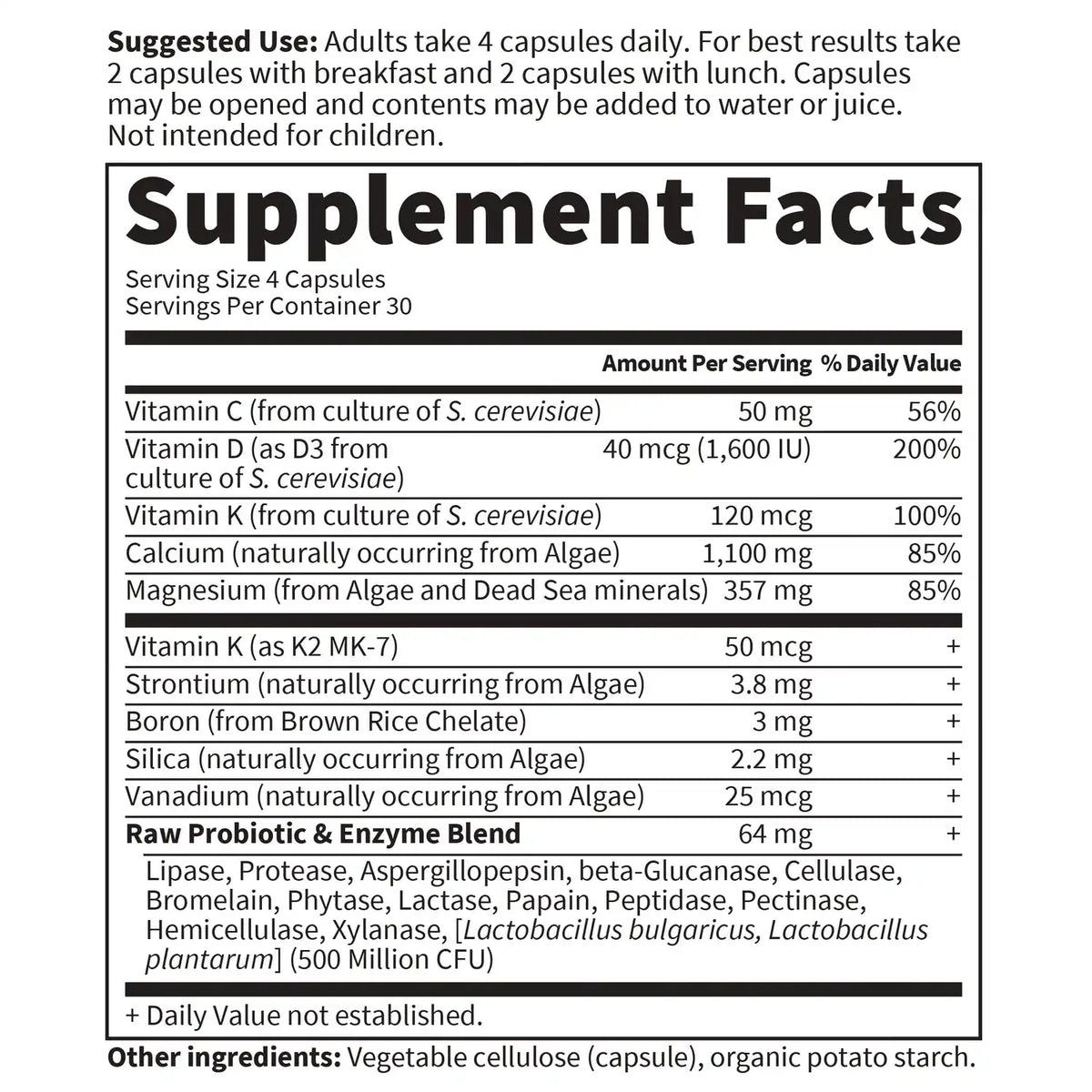 Vitamin Code Raw Calcium