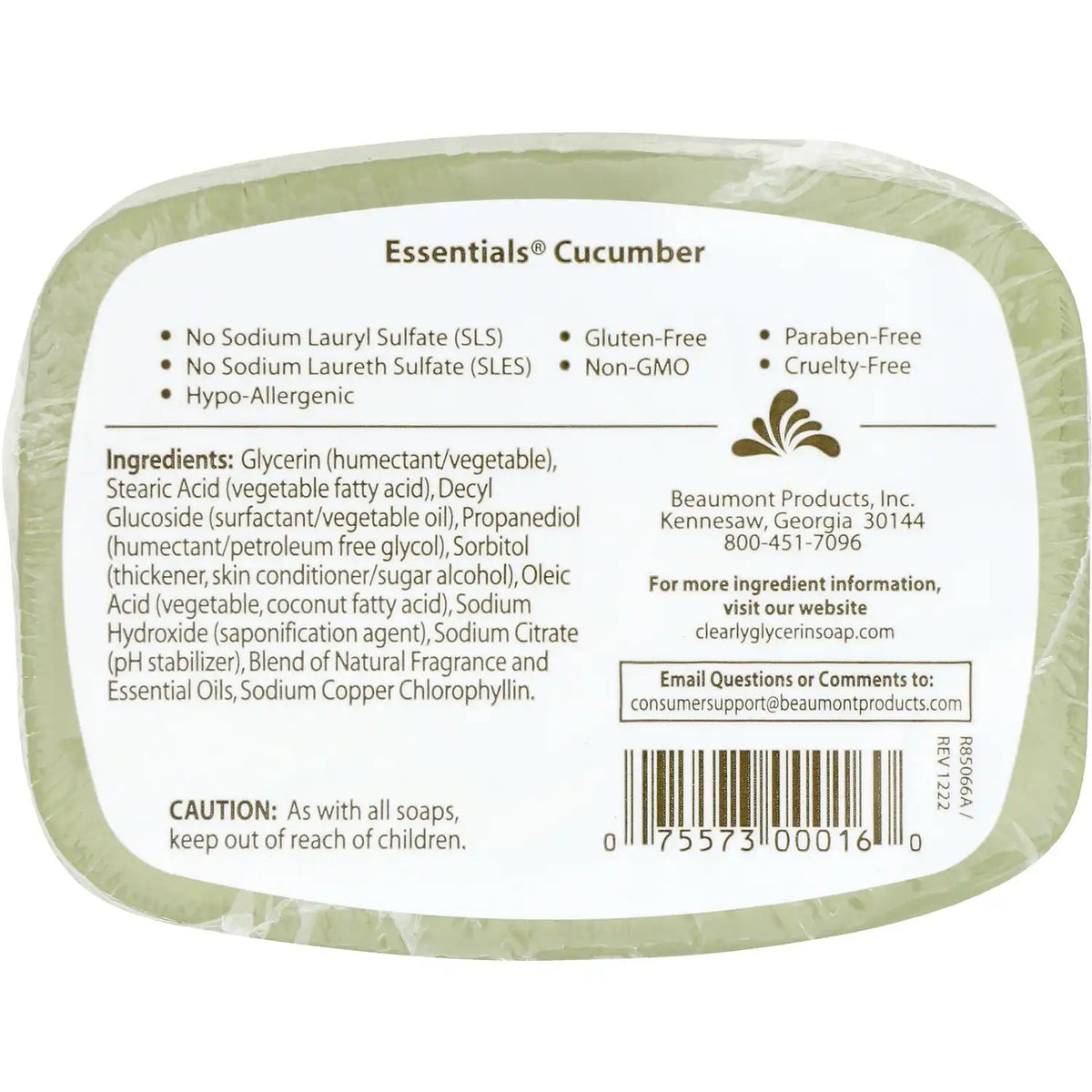 Cucumber Glycerin Soap