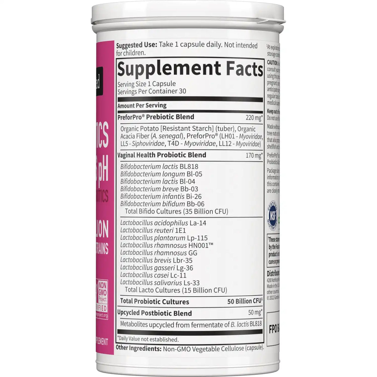 Dr. Formulated Probiotics Women's pH