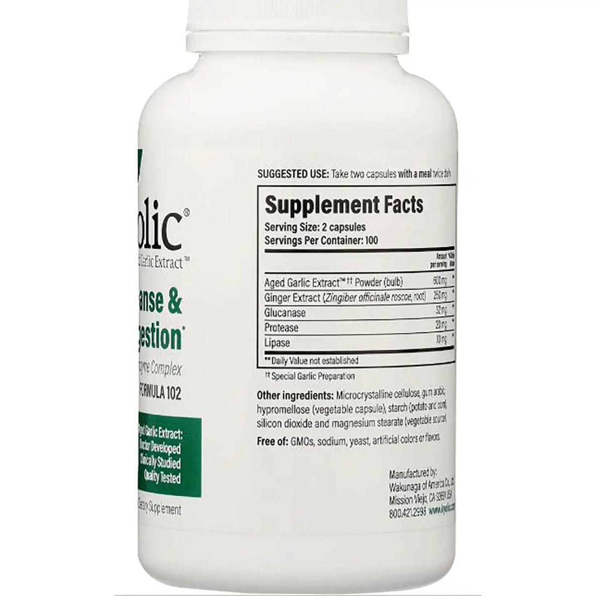 #102 Aged Garlic Extract Cleanse & Digestion