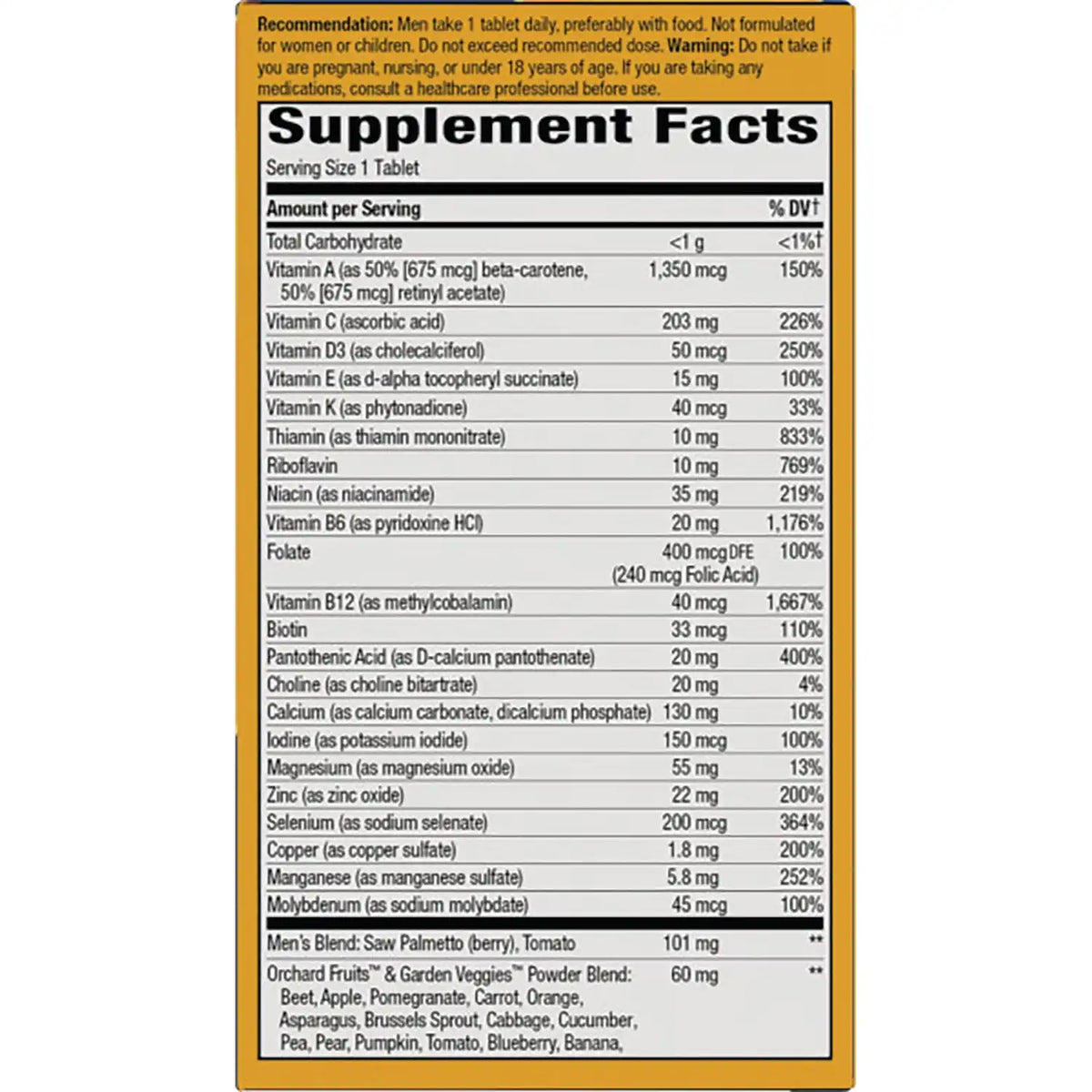 Alive! Men's Ultra Multivitamin