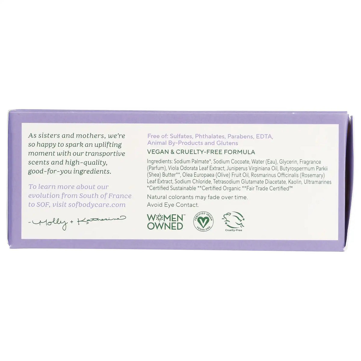 Triple Milled Soap - Fresh Violet