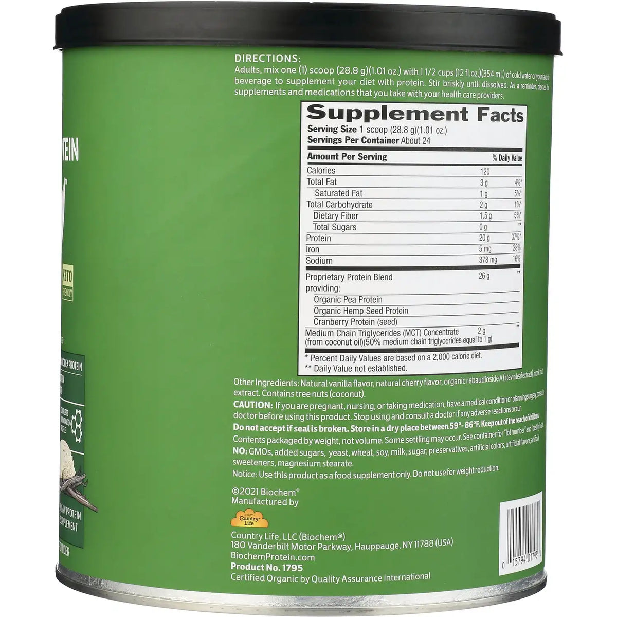 100% Vegan Protein - Vanilla