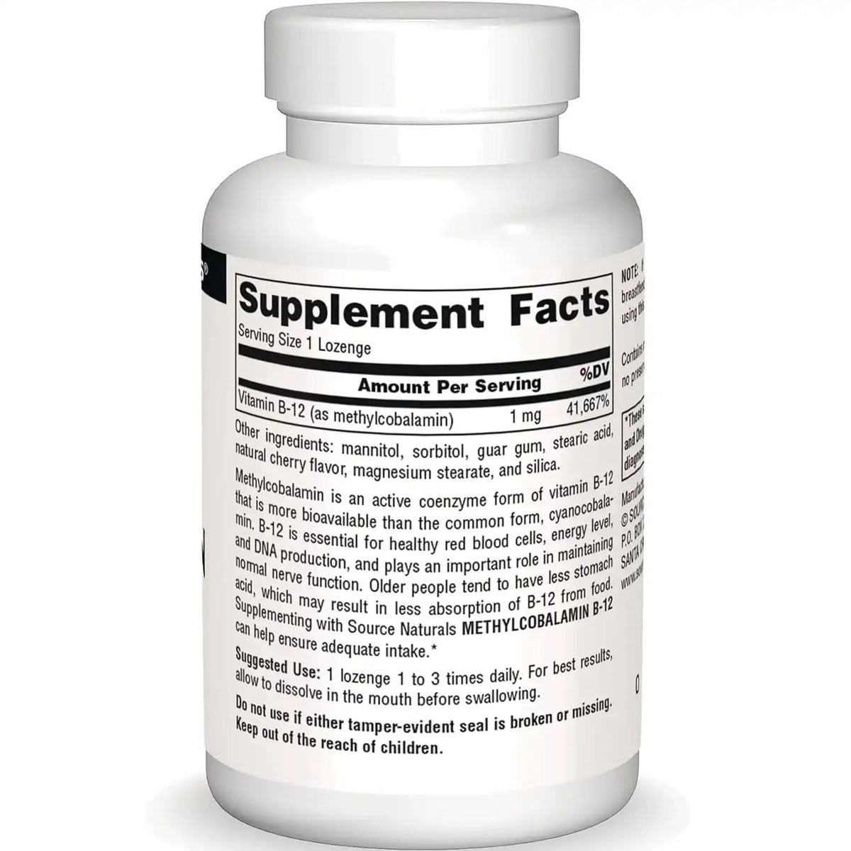 Methylcobalamin Vitamin B-12 - Cherry