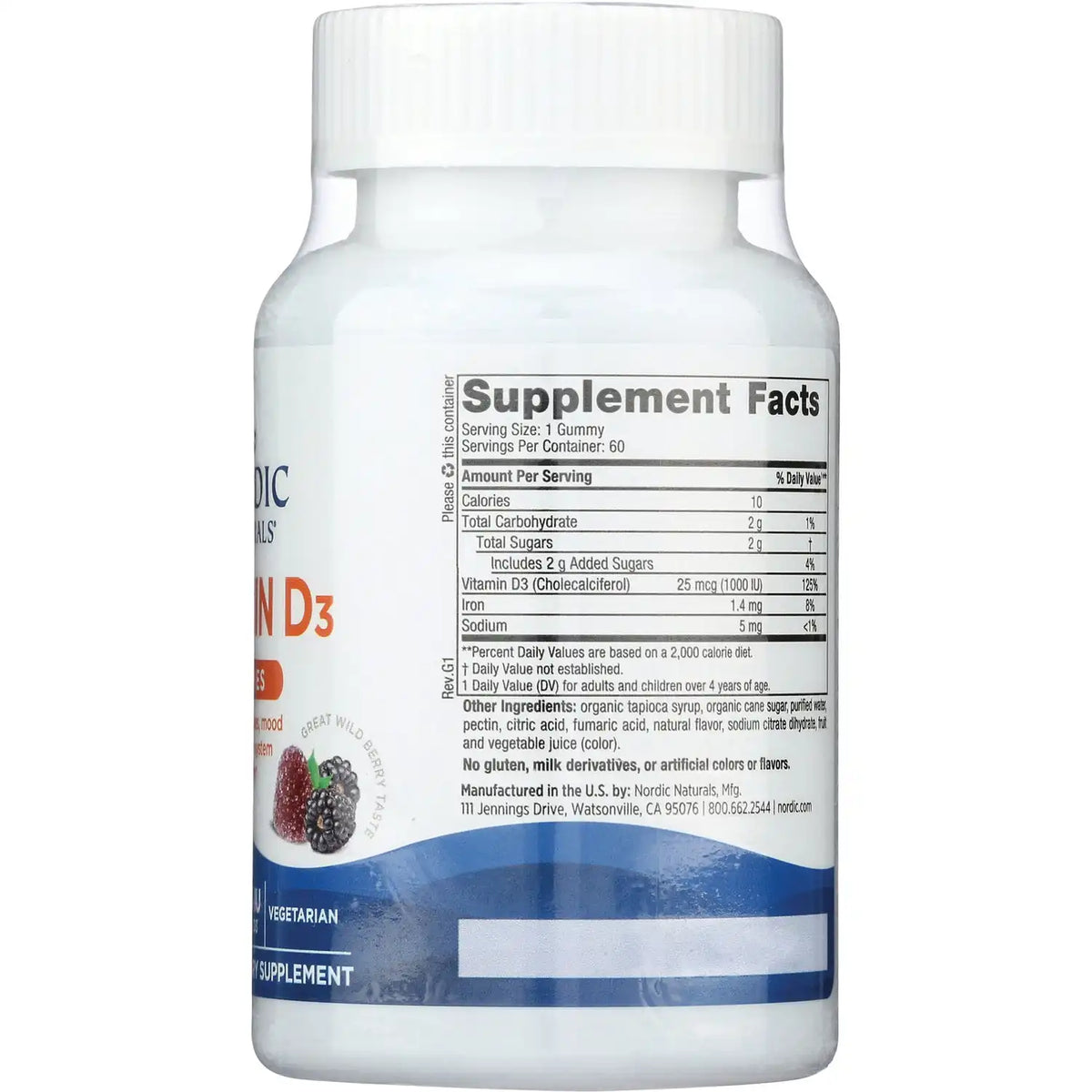 Vitamin D3 Gummies - Wild Berry