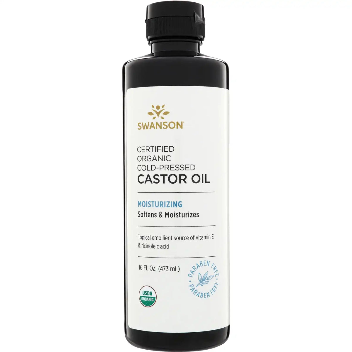 Certified Organic Cold-Pressed Castor Oil
