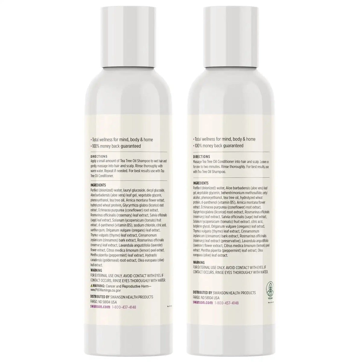 Tea Tree Oil Shampoo & Conditioner Combo Pack