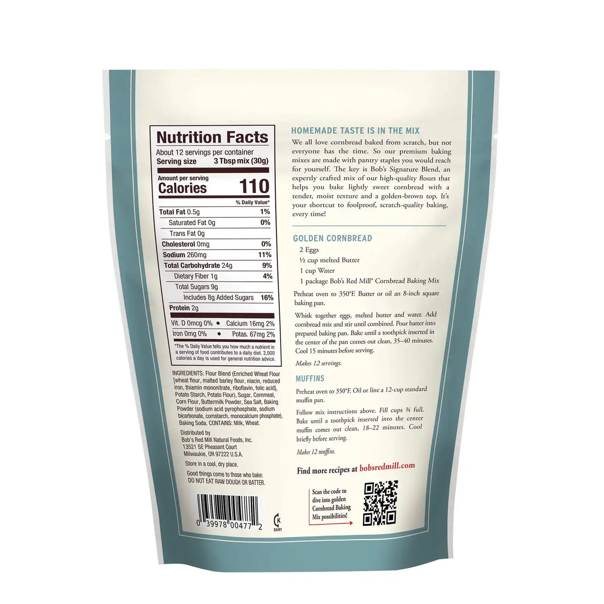 Golden Cornbread Baking Mix