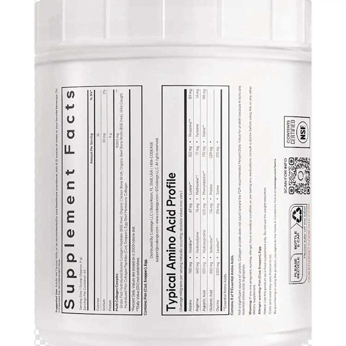 Multi Collagen Peptides - Unflavored