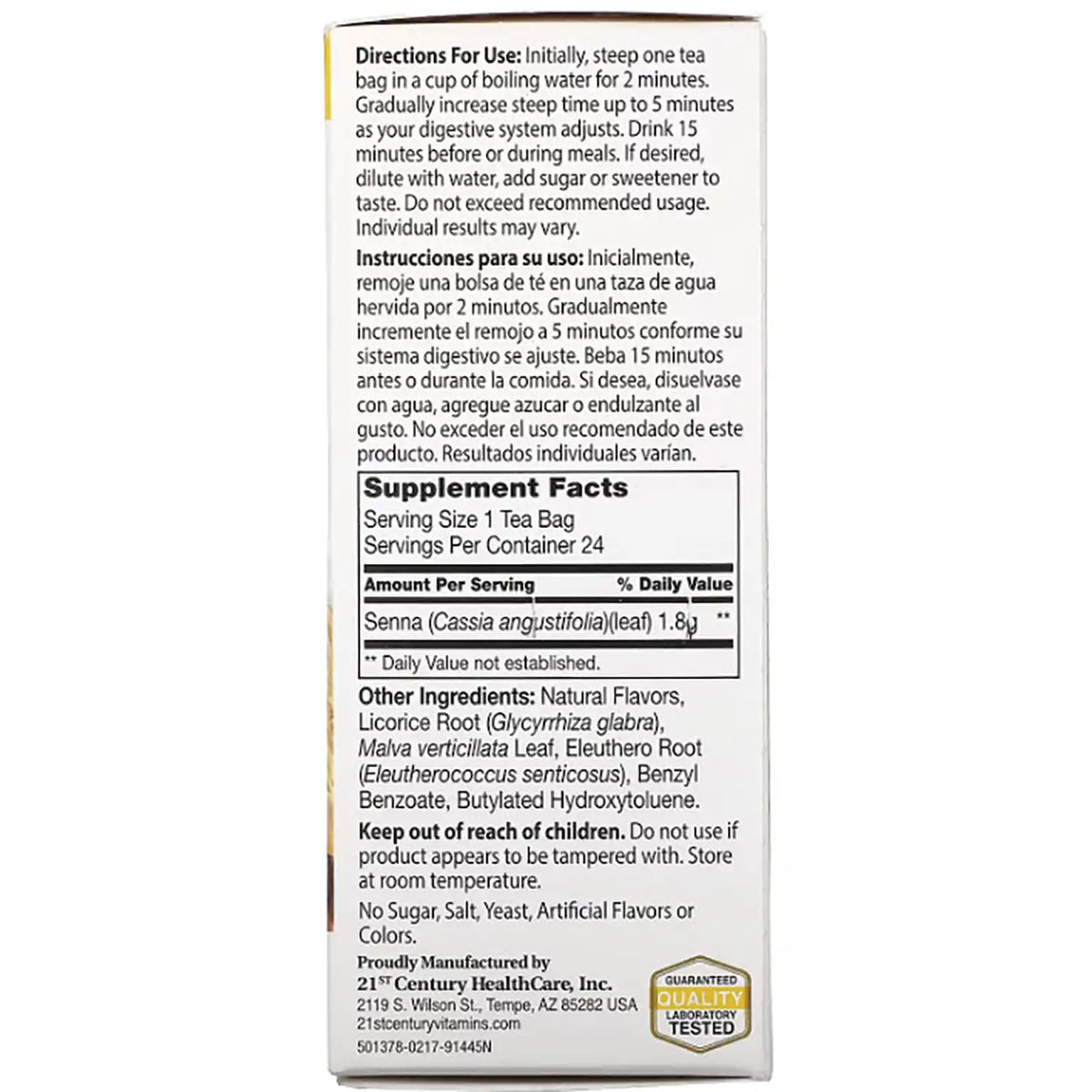 Herbal Slimming Tea - Honey Lemon