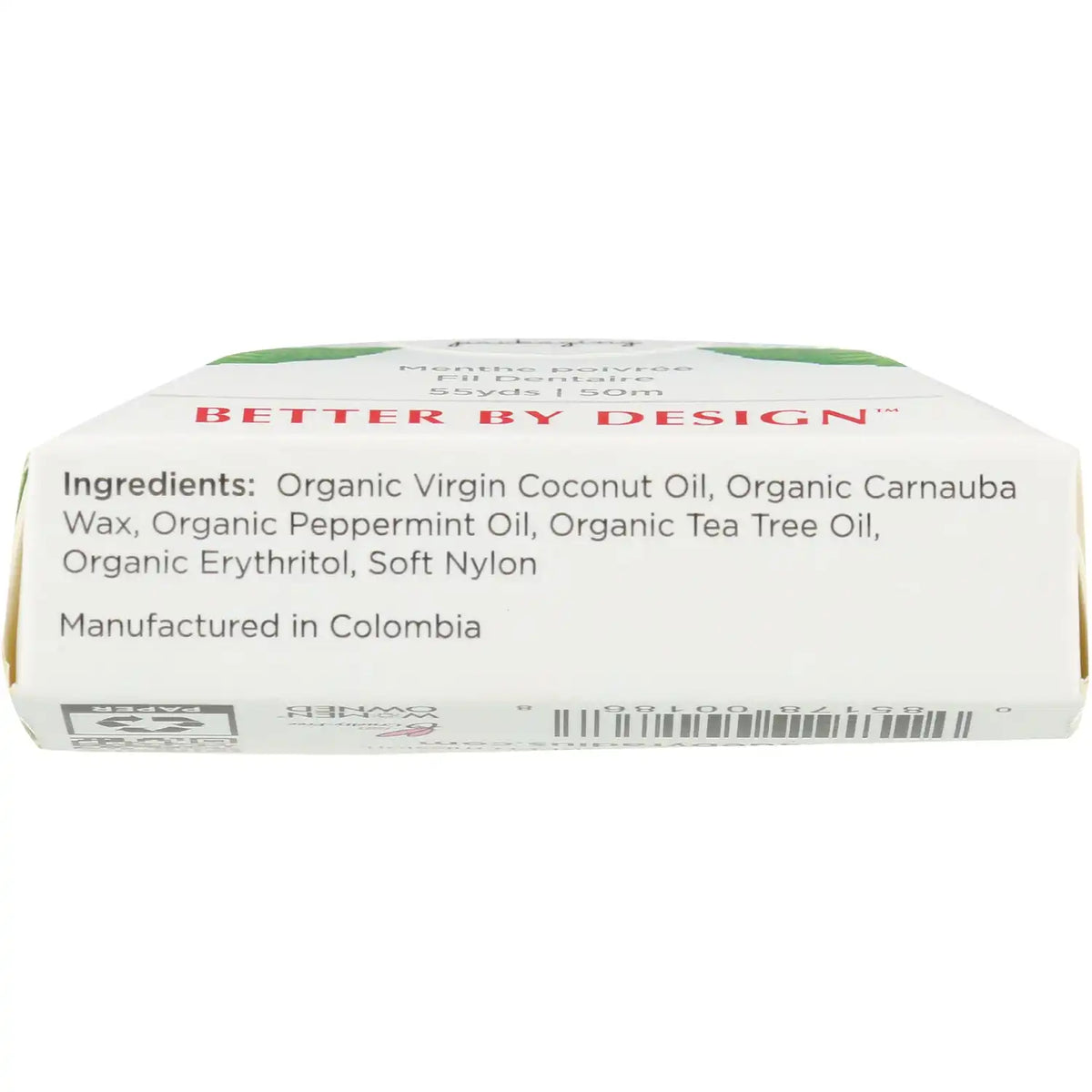 Sponge Floss - Peppermint with Coconut Oil