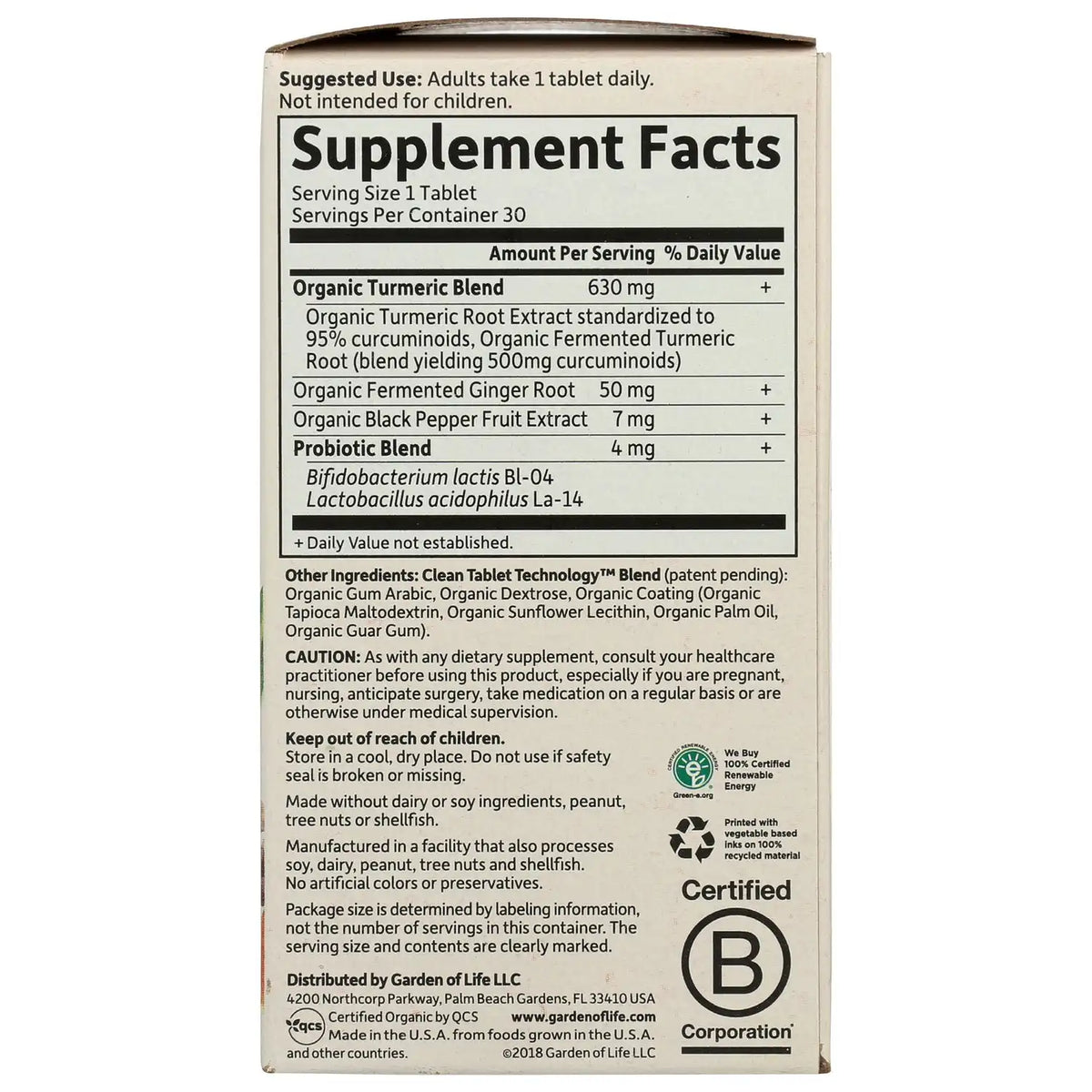 mykind Organics Maximum Strength Turmeric Joints & Mobility