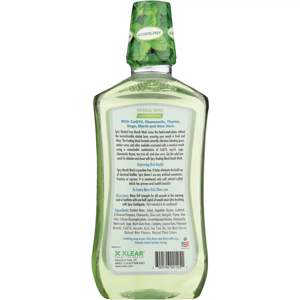 Spry Mouth Wash - Herbal Mint