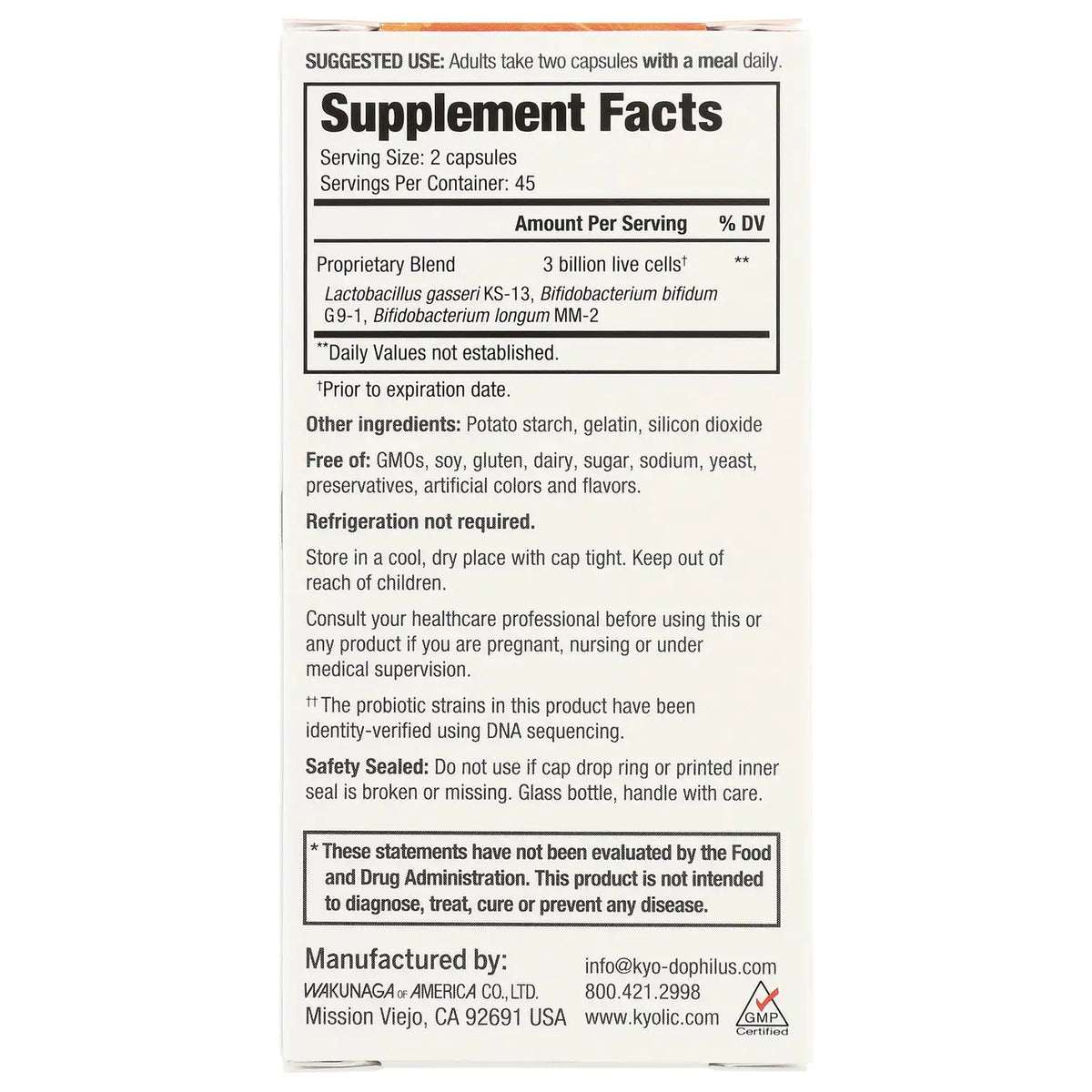 Kyo-Dophilus Daily Probiotic