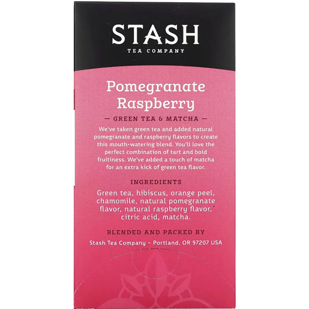 Green Tea & Matcha - Pomegranate Raspberry