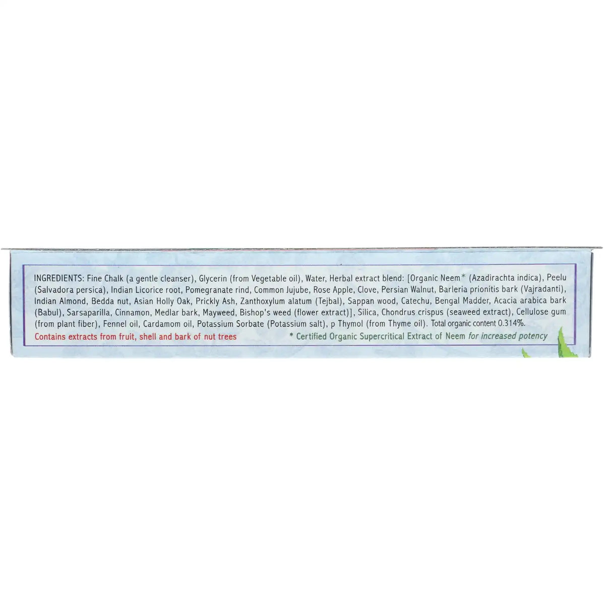 Herbal Toothpaste Non-Foaming Cardamom-Fennel