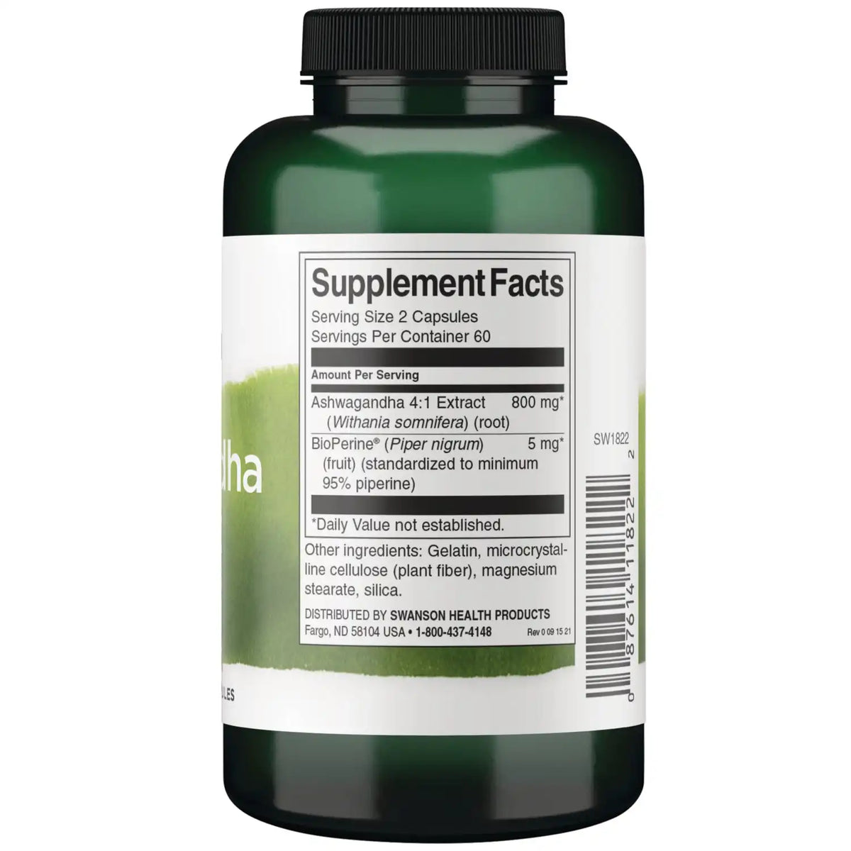 High Absorption Ashwagandha & Black Pepper - Featuring BioPerine