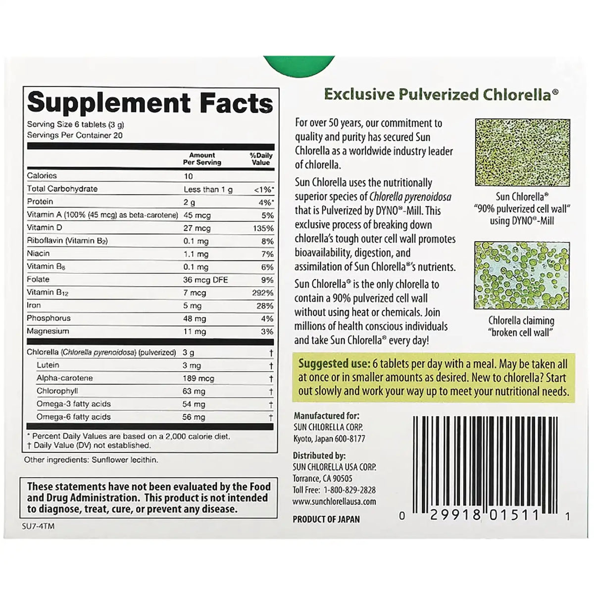 Sun Chlorella