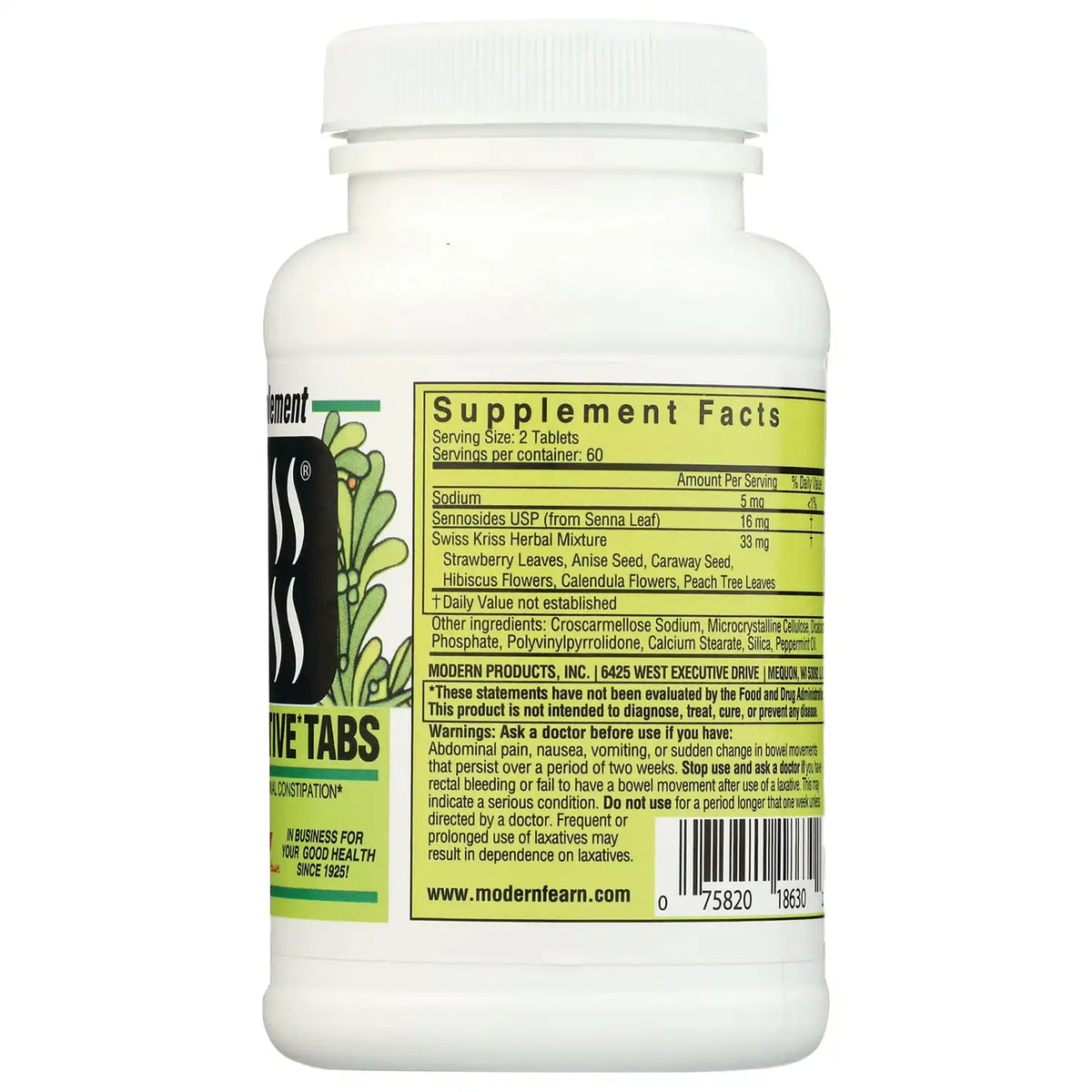 Herbal Laxative Tabs