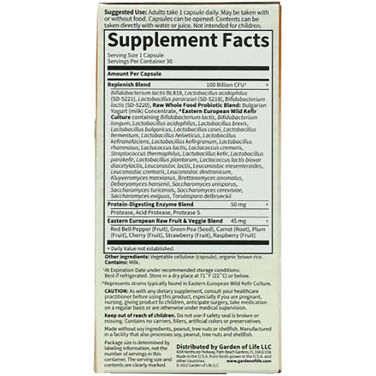 RAW Probiotics Ultimate Care