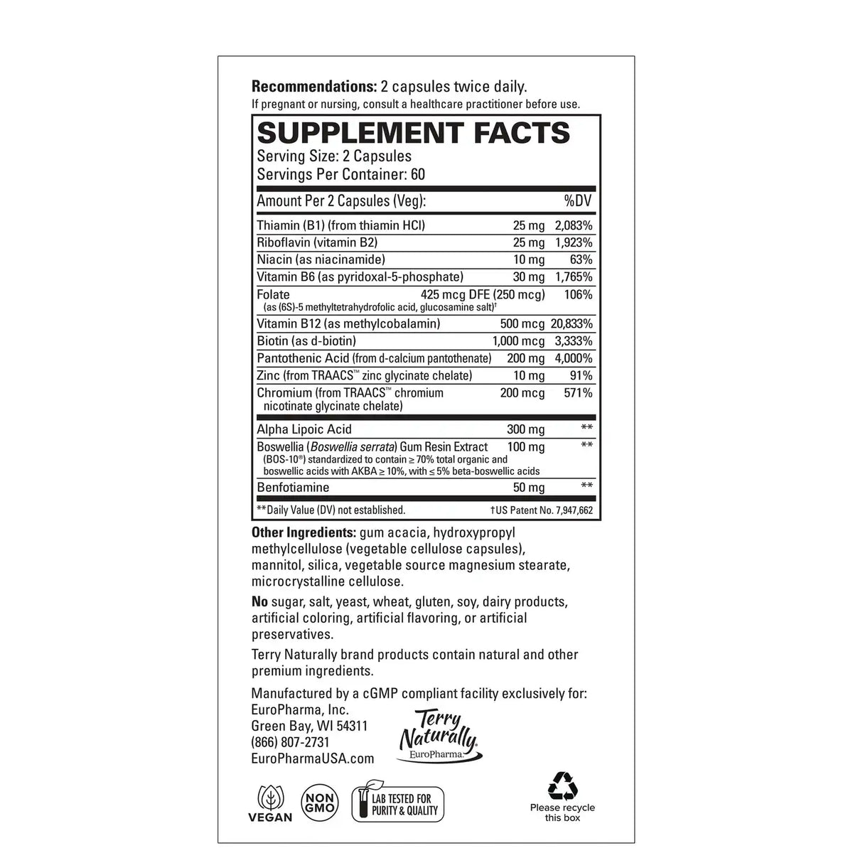 Terry Naturally Healthy Feet & Nerves