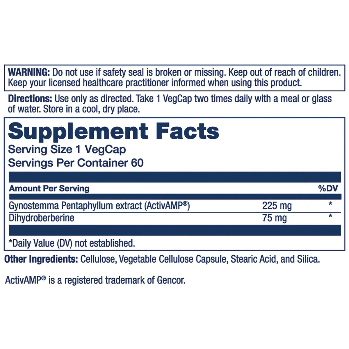 AMPK Activator with Dihydro-Berberine