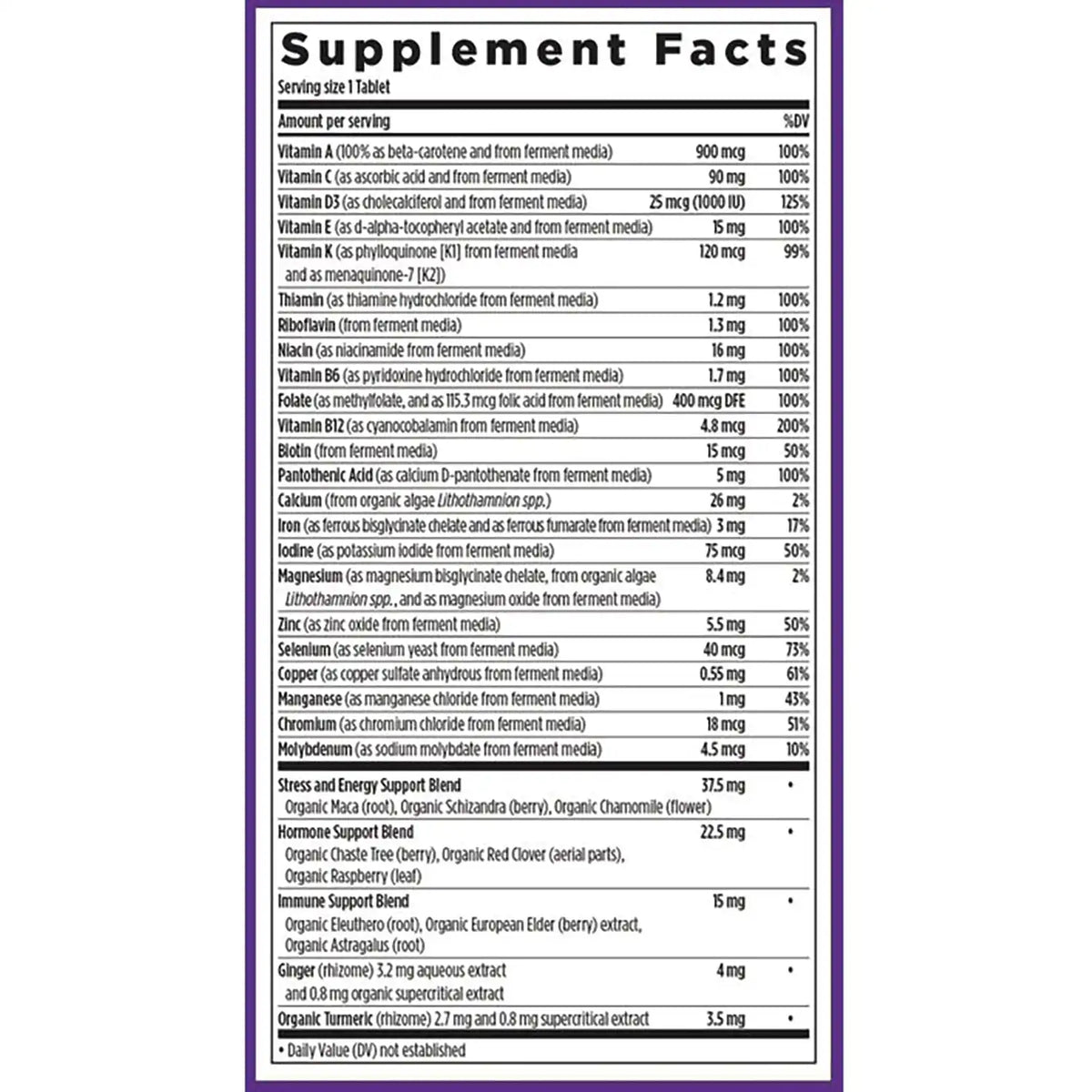 One Daily Every Woman's Multivitamin