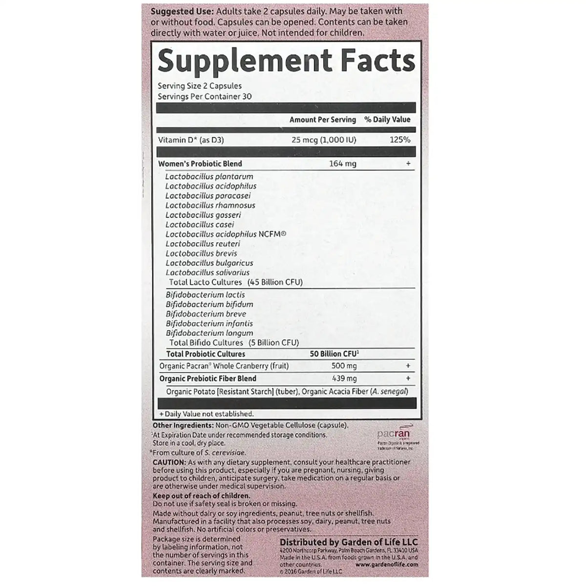 Dr. Formulated Probiotics Urinary Tract+