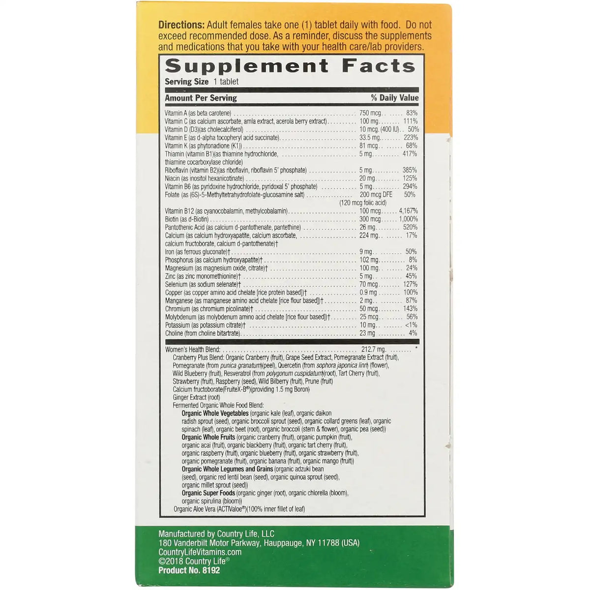 Core Daily-1 Multivitamin For Women