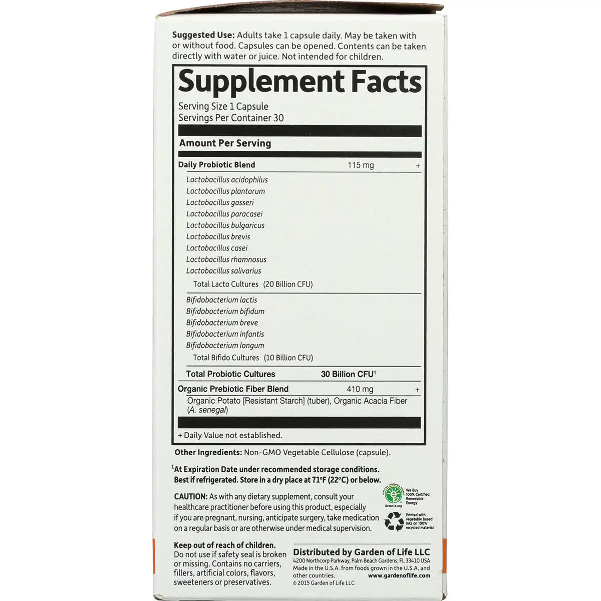 Dr. Formulated Probiotics Once Daily