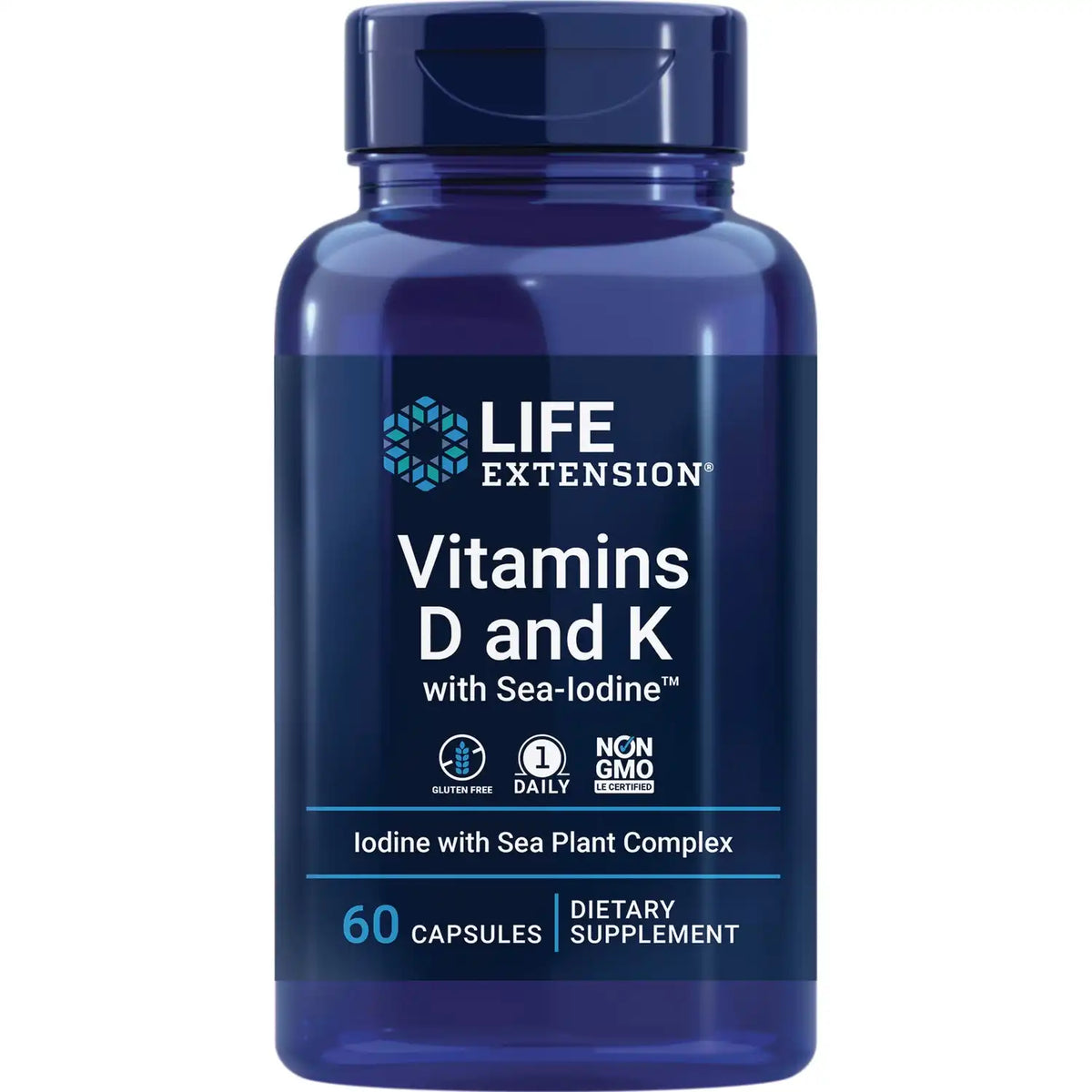 Vitamins D and K with Sea-Iodine
